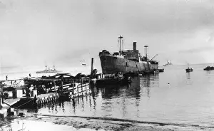 Clyde: SS River Clyde at Gallipoli WWI