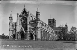 Albans: St. Albans Abbey from the Southwest