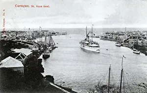 Battleships: St Anna Bay, Willemstad Harbour, Curacao, West Indies