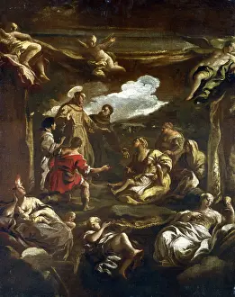 Padua: St Anthony of Padua healing a young man. St Anthony