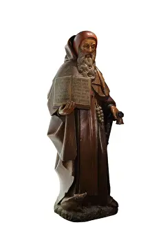 Rolin: St Anthony statue, Hospices de Beaune, Beaune