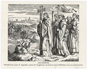Ethelbert: St Augustine bringing Christianity to Britain