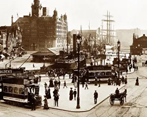 Augustines: St. Augustine's Bridge, Bristol early 1900s