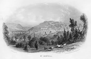 Viaducts: St Austell, 1860. Cornwall Railway, later Great