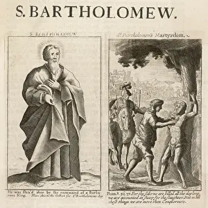 Barbarian: St Bartholomew The Apostle being flayed
