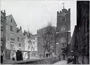 Smithfield: St. Bartholomew-the-Great church, London 1896
