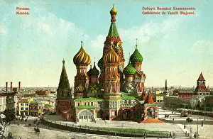 Theotokos: St Basil's Cathedral, Red Square, Moscow, Russia