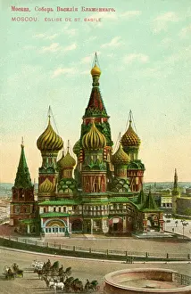 Theotokos: St Basil's Cathedral, Red Square, Moscow, Russia