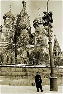 Basils: In front of St Basil's, Moscow