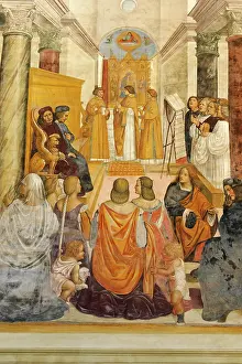 Trusting: St. Benedict gives absolution to two excommunicated nuns