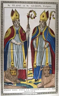 Mitre: St Blaise (Blasius) Bishop of Sebastea, Capodocia