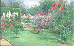 Birdbath: St. Botolph's, Sevenoaks'. Garden