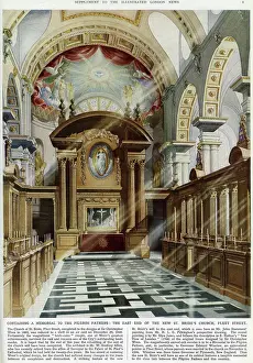Apr20: St. Bride's - containing a memorial to the Pilgrim Fathers