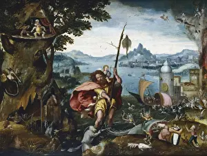 Bosch: St Christopher Crossing the River. St Christopher