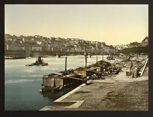 Lyons: The St. Clair and hill of the Red Cross from the Quay, Brott