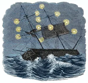 Mast: St. Elmo's Fire, 1860