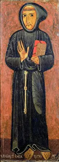 Arezzo: St. Francis. Painting by Margaritone