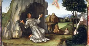Francia: St Francis receiving the stigmata. Francesco