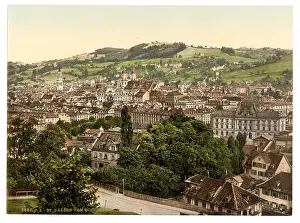 Gall: St. Gall, from Rosenberg, Switzerland