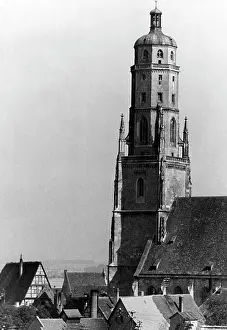Evangelical: St. Georg in Noerdlingen, 1930s