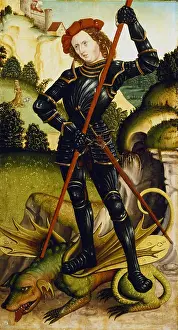 1500: St George and the Dragon. High Rhenish School