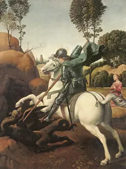 1505: St George and the Dragon, by Raphael