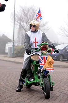 Motor Bike: St George On A Scooter