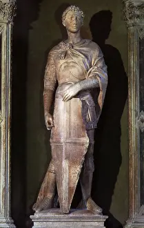 1416: St George, sculpture by Donatello