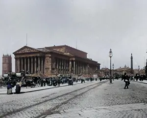 Cobblestones: St. George's Hall, Liverpool, England