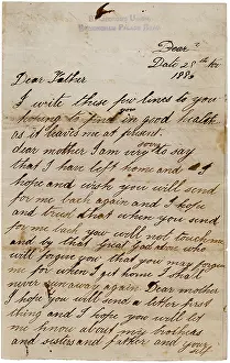 Inmate: St George's Workhouse Inmate Letter