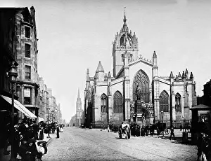 Giles: The St. Giles Cathedral in Edinburgh, 1909