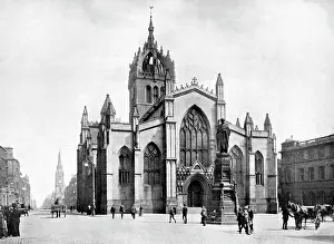 St Giles Cathedral, Edinburgh early 1900's
