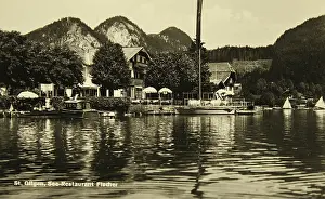 Gilgen: St. Gilgen at Wolfgangsee. See-Restaurant