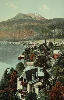 Billroth: St. Gilgen at Wolfgangsee from the Station