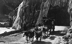 Gotthard: St. Gotthard Pass, circa 1900