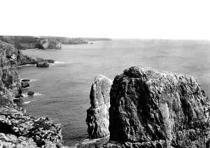 Govan: St Govan's Head, Coast view 1890