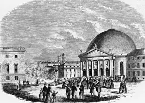 Hedwig: St. Hedwig's Cathedral on Bebelplatz in Berlin, 1847