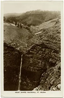 Heart Shaped: St Helena - Heart-shaped Waterfall