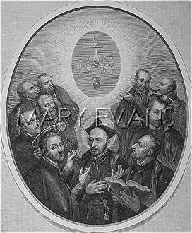 Bobadilla: St Ignatius Loyola with disciples