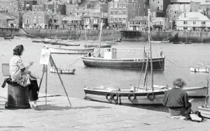 C1947: St Ives, an Artist c1947