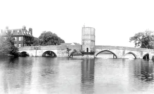 Ouse: St Ives, Bridge and River Ouse 1899
