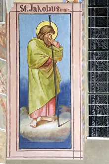 Frescos: St James major, wall fresco
