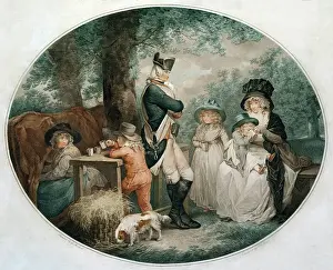 Morland: St James Park ' children drinking milk