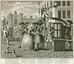 Mayson: St James's Palace, satirical print