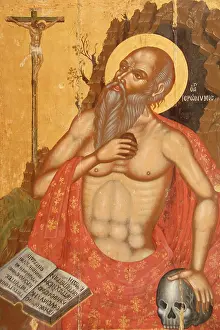 Jerome: St. Jerome. First half of the 18th century. Byzantine Museum