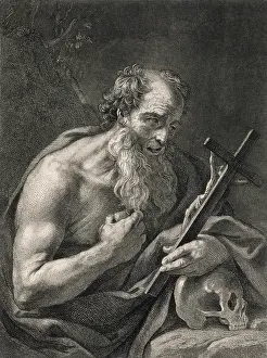 Contemplates: ST JEROME MEDITATING