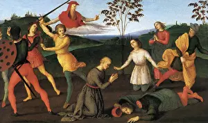 1502: St Jerome punishing the Heretic Sabinianus, by Raphael