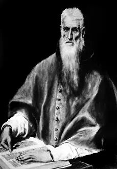 Jerome: St Jerome as Scholar, by El Greco