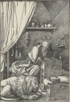Hondius: St. Jerome in his Study