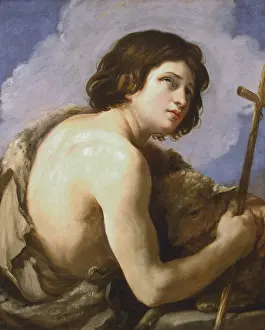 Guido: St John the Baptist with his the lamb and a simple